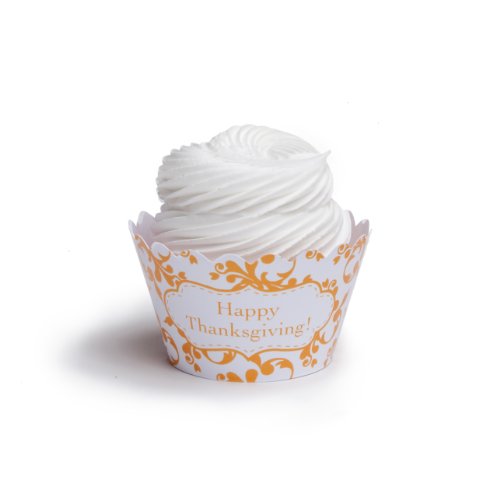 Dress My Cupcake Happy Thanksgiving Cupcake Wrappers
