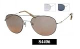 SAY Unisex Designer Aviator Style Sunglasses S4406 Pink Lens (picture to illustrate frame)