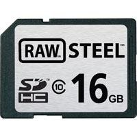 Hoodman Raw Steel 16GB Class 10 SDHC Memory Card with RAW SxSxSDHC Alternative Memory Adapter for Sony SxS Applications