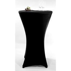 Stretch Tischhusse Stehtischhusse �60 schwarz