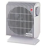 COMPACT ENERGY EFFICIENT HEATER FAN, GRAY, 4.84W X 8.19D X 9.92H