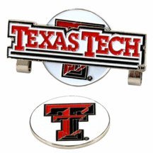 Texas Tech Red Raiders Slider Clip With Golf Ball Marker Of 3)