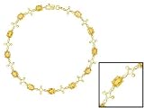 10KT 5.70CTW SPESSARTITE BRACELET