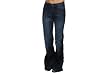 Seven 7 For All Mankind Women's Wide Leg Ring Tab in Los Angeles Dark Jeans