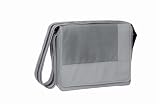 Lassig Messenger Diaper Bag, Patchwork Grey