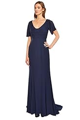 Flutter Ruched Georgette/Silk  Dress