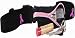 SPIbelt - The Original Small Personal Item Belt( COLOR: Black/Breast Cancer Awareness Pink, SIZE:N/A )