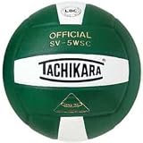  : Tachikara Sensi-Tec Composite High Performance Volleyball (Dark Green/White/Vegas Gold)