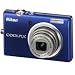 Nikon Coolpix S570 12MP Digital Camera w/5x Wide Optical VR Zoom (Blue) BigVALUEInc Accessory Saver 4GB EL10 Battery/Charger Bundle