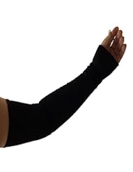 18" Black Cutban Sleeves, pair