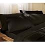 Supersoft Black Double Fitted Sheet