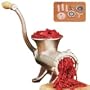#22 Deluxe Heavy Duty Manual Tinned Meat Grinder (3 stuffing funnesl, stuffing stars, flange, 2 SS grinder