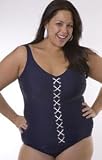 Knots Landing Two Piece Plus Size C/D Cup Tankini Swimsuit by Christina - Plus Size Swimsuit Plus Size Swimsuit