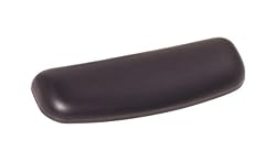 3M Gel Wrist Rest, Black Leatherette, 6.9 Inch Length, Antimicrobial  Product Protection  (WR305LE)