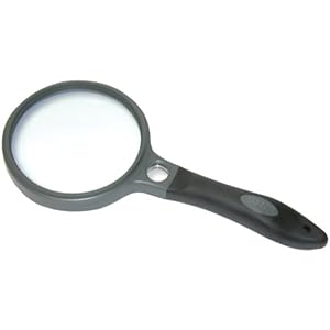 Carson® SureGrip 2x Soft-Grip Glass Magnifier with 10x Spot Lens (SG-10)