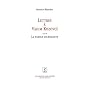 Lettres � Vadim Kozovo� (1976-1998) suivi de La Parole ascendante
