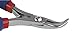 Tronex Model 752 Sturdy Tip Bent Nose Pliers - Long, Ergonomic Handles