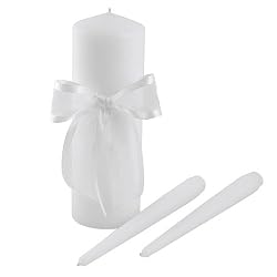 Unity Candle Set - White