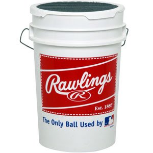 Rawlings Logo Padded Seat Ball Bucket