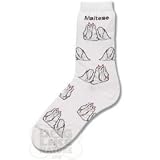 For Bare Feet Maltese Poses Socks