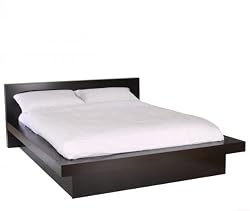Zurich Platform Bed - Eastern King (Cappuccino) (13.4"H x 88.33"W x 90.75"D)