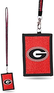 NCAA Georgia Bulldogs Beaded Lanyard I.D. Wallet