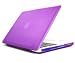 Bluecell Purple RUBBERIZED Hard Case Cover + Anti Dust stopper for Macbook Pro 13.3 inch with Aluminum Unibody and Black Keyboard A1278 + Bluecell Cable Tie
