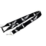 LA Los Angeles Dodgers Clip Lanyard Keychain Id Ticket Holder BLACK
