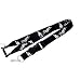 LA Los Angeles Dodgers Clip Lanyard Keychain Id Ticket Holder BLACK