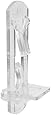 Prime-Line Products U 9393 Shelf Support Peg, Self-Locking, 5mm, 5/8-Inch Shelf, Clear,(Pack of 4)