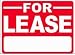 FOR LEASE 18x24 Heavy Duty Plastic Sign