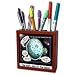 Londons Times Funny Aliens Cartoons - Dark Side Of The Moon With Apologies To Pink Floyd - Tile Pen Holders-5 inch tile pen holder