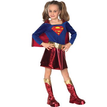  Super Hero Supergirl Girls Costume Size Medium 7-8