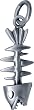 BICO AUSTRALIA JEWELRY (E58) FISHBONES - FUNKY FUN LOVER - Comes with a Generic 18 inch (to 20in) Adjustable 4mm Black Rubber Necklace.
