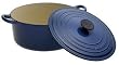 Le Creuset L2501-3430 13 1/4 qt. Round French Oven (Cobalt Blue)