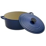 LeCreusetEnameledCast-Iron13-1/4-QuartRoundFrenchOven,Cobalt