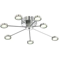 Retro Circles 30' Wide LED Ceiling Light Fixture
