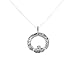 Claddagh Pendant - Sterling Silver Irish Celtic Claddagh Heart Knot Pendant and 18 Necklace Included
