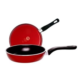 Frying Pan,Non-Stick Coating Teflon Classic, High Quality,bottom thickness: 2,8mm, 20cm, Red