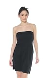 Smocked Tube Top Strapless Solid Mini Casual / Cover-up / Cocktail / Sun Dress