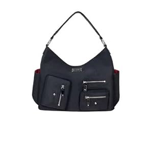 Lotus Tote Diaper Bag by Amy Michelle - Black