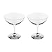 Orrefors Amor Vincit Omnia Champagne Coupe Pair