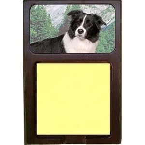 Border Collie Sticky Note Holder