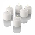 Set of 72 Votive Candles 10 Hours, White Unscented