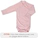 giggle Better Basics Long-Sleeve Baby Bodysuit, Organic Cotton - Pink