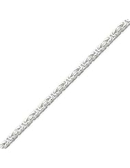 Sterling Silver 2.5mm Byzantine Chain - 20 Inch