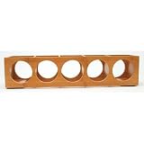 Bamboo Five Bottle Stackable Wine Rack
