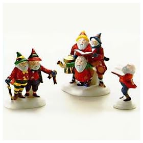  DEPARTMENT 56/HERITAGE VILLAGE COLLECTION/NORTH POLE SERIES/SING A SONG FOR SANTA inch SET 0F 3