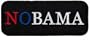 Nobama Embroidered Patch Republican Barack Obama Joke Gift Novelty Emblem
