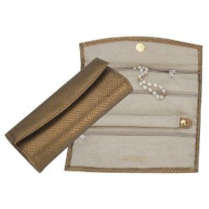 Reed and Barton Jewelry Chests BRONZE CREAM JEWELRY ROLL L0806BRZ ABBY JLRY ROLL-BRONZE